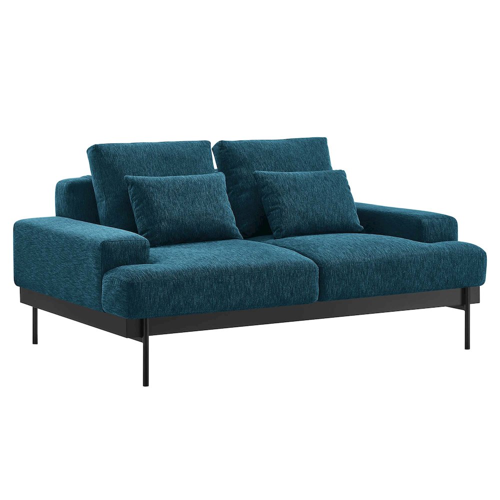 Proximity Upholstered Fabric Loveseat. Picture 1