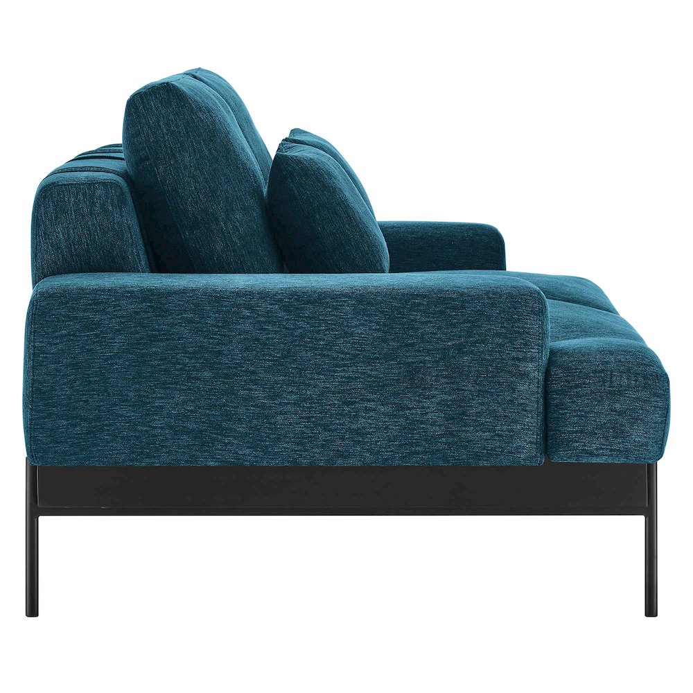 Proximity Upholstered Fabric Loveseat. Picture 3