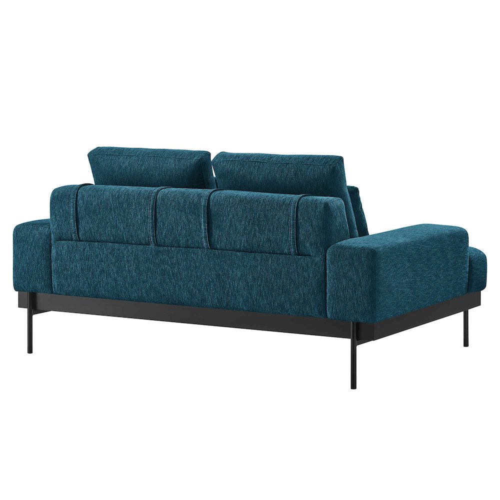 Proximity Upholstered Fabric Loveseat. Picture 4