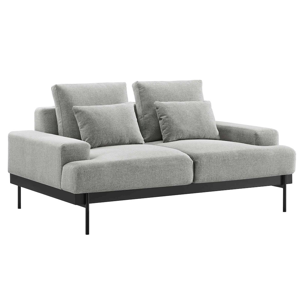 Proximity Upholstered Fabric Loveseat. Picture 1