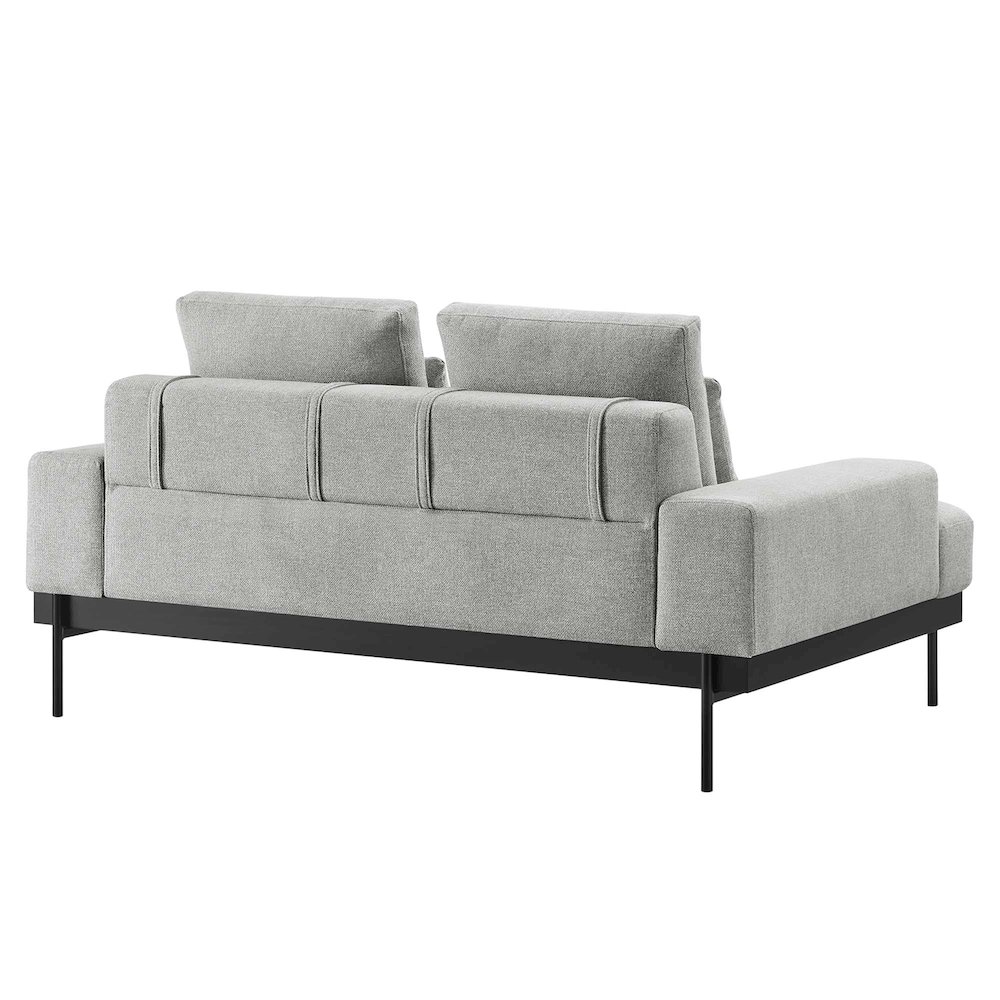 Proximity Upholstered Fabric Loveseat. Picture 4