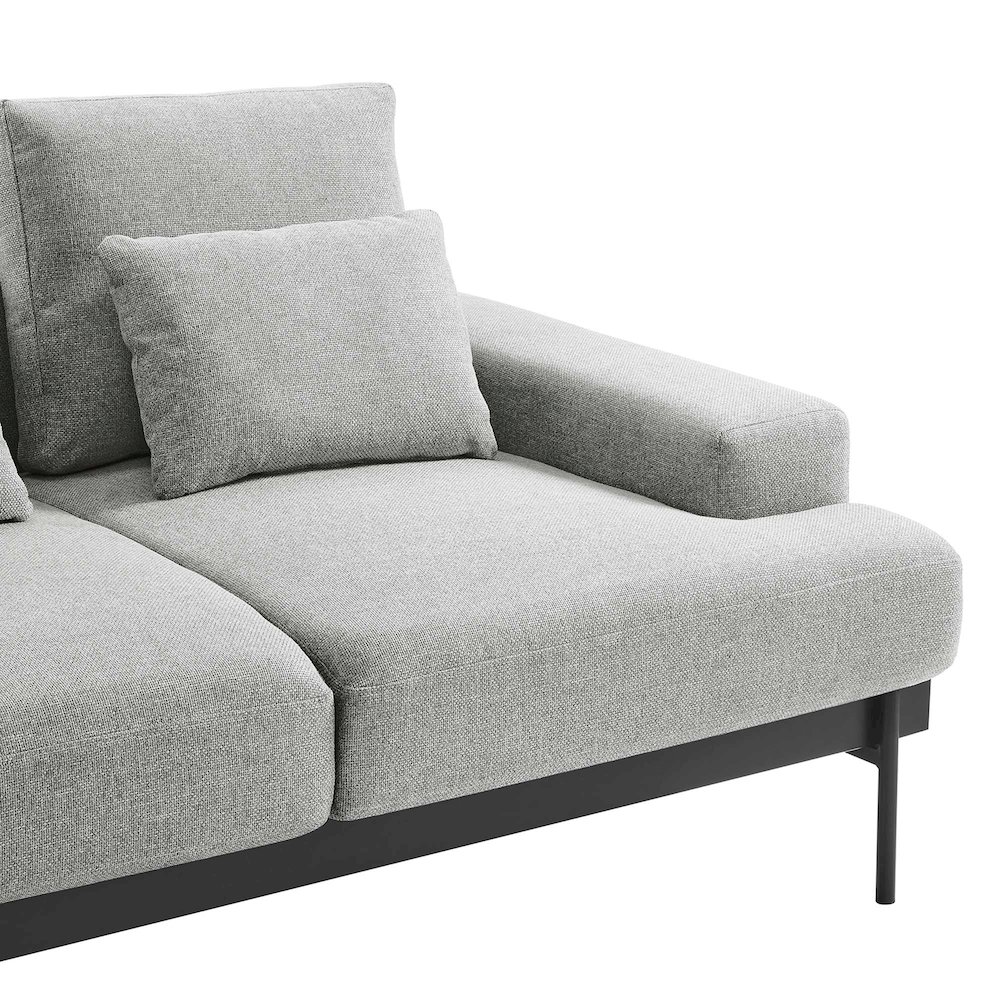 Proximity Upholstered Fabric Loveseat. Picture 6