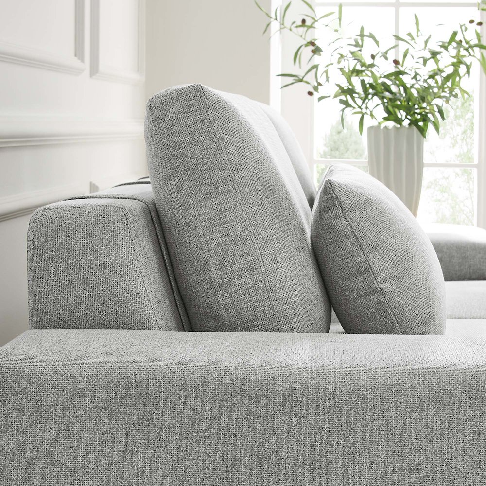 Proximity Upholstered Fabric Loveseat. Picture 8