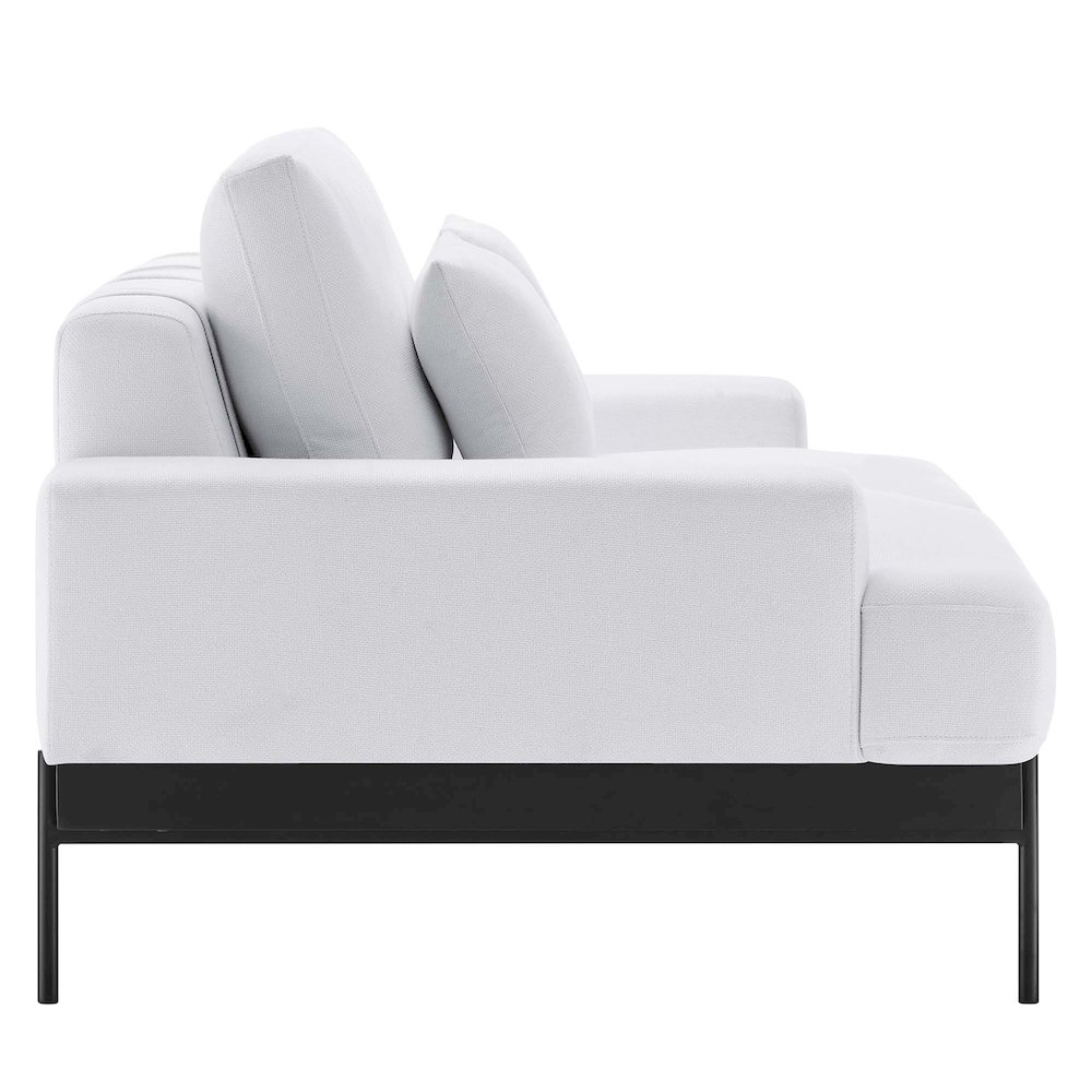 Proximity Upholstered Fabric Loveseat. Picture 3