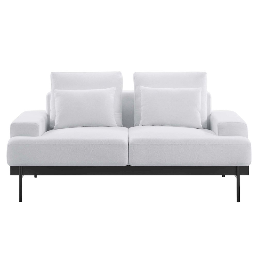 Proximity Upholstered Fabric Loveseat. Picture 5