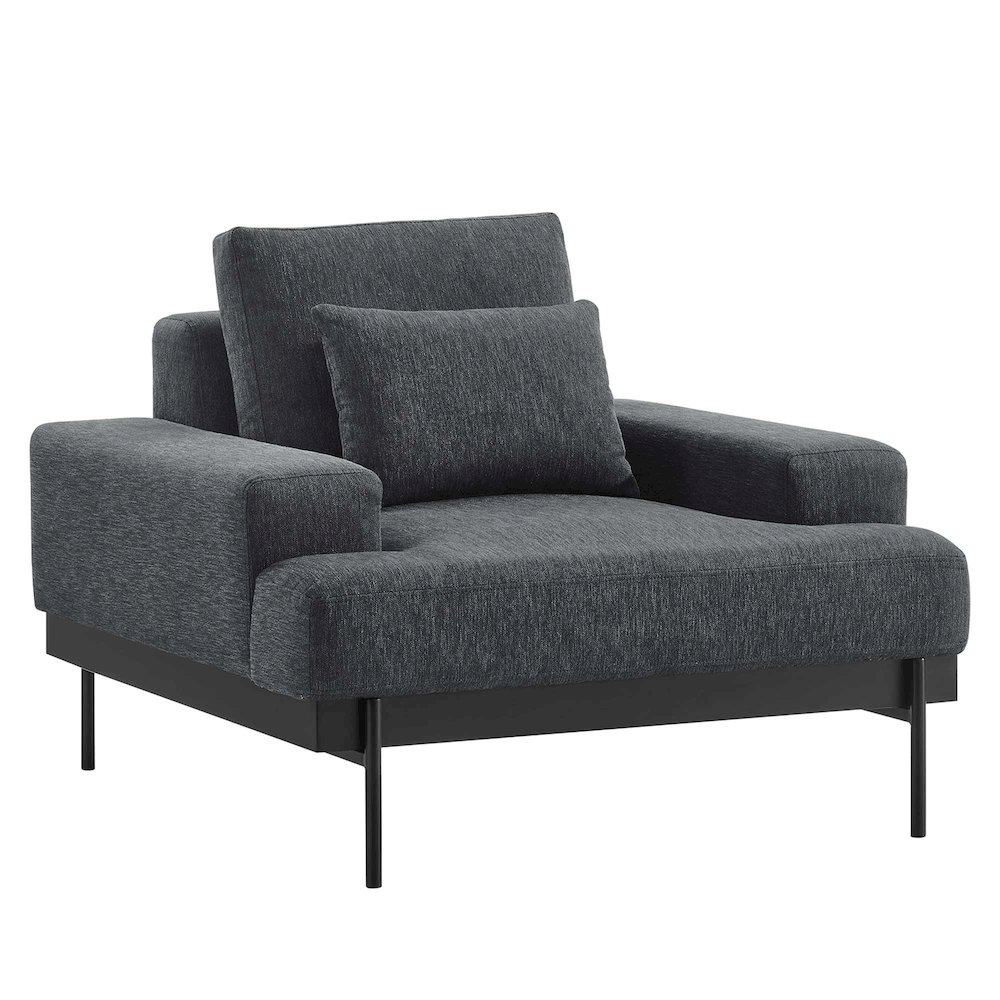 Proximity Upholstered Fabric Armchair. Picture 1