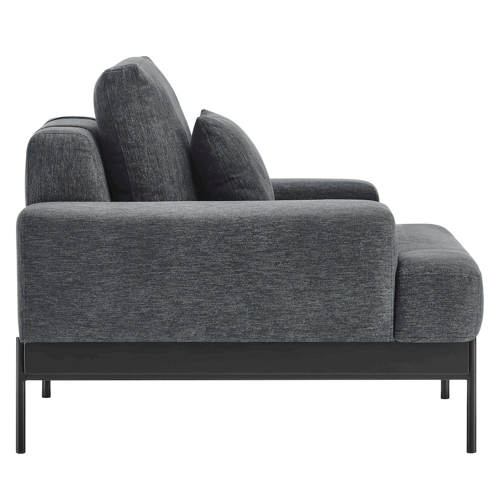 Proximity Upholstered Fabric Armchair. Picture 3