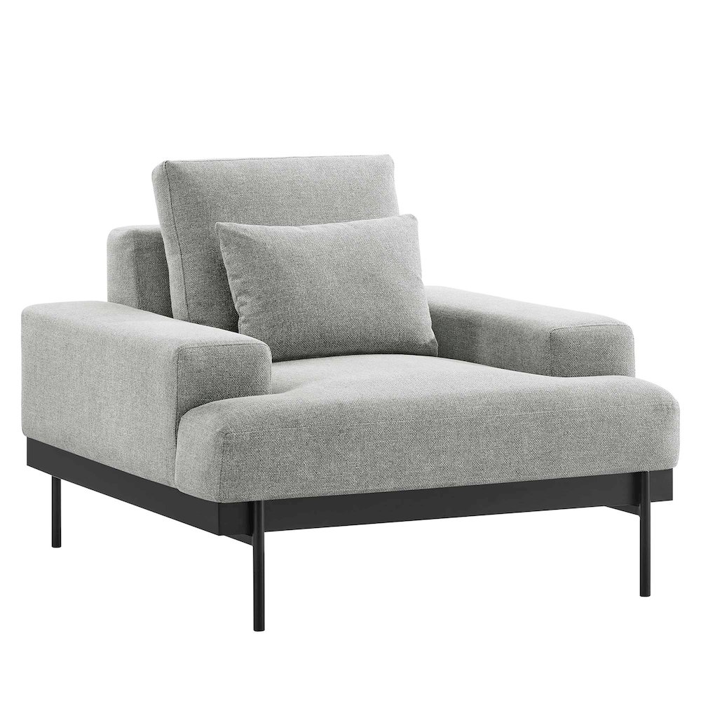Proximity Upholstered Fabric Armchair. Picture 1