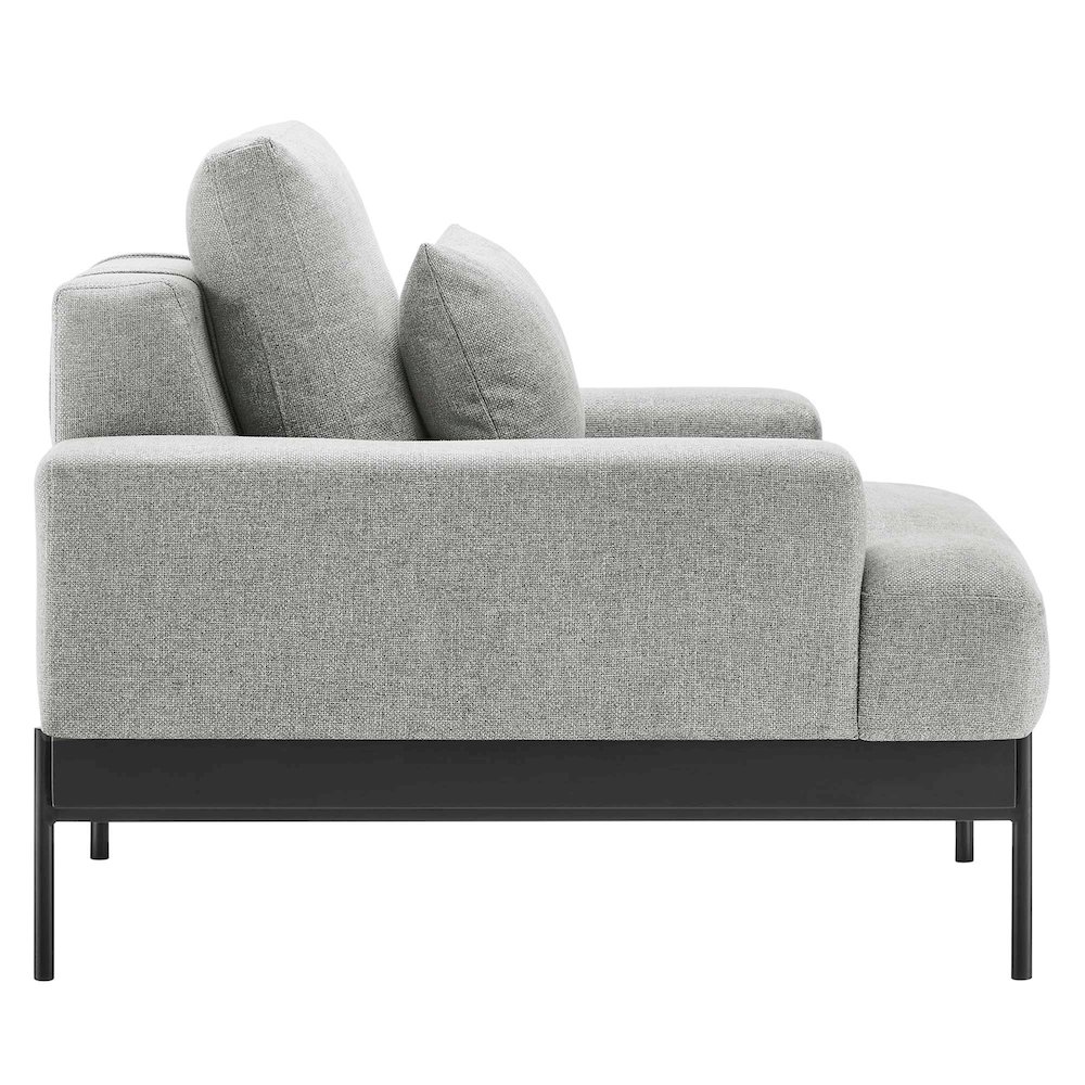 Proximity Upholstered Fabric Armchair. Picture 3