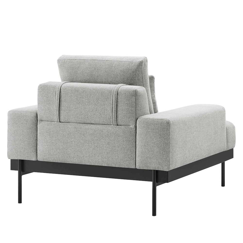 Proximity Upholstered Fabric Armchair. Picture 4