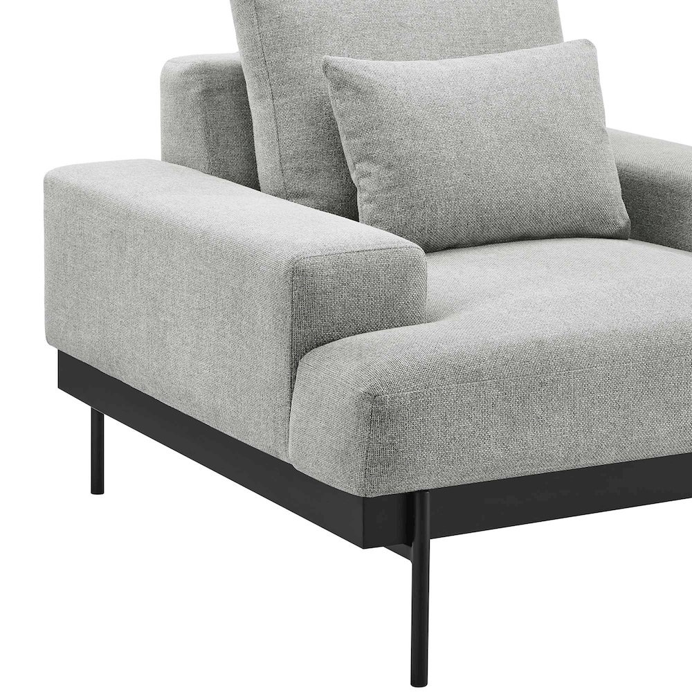 Proximity Upholstered Fabric Armchair. Picture 6