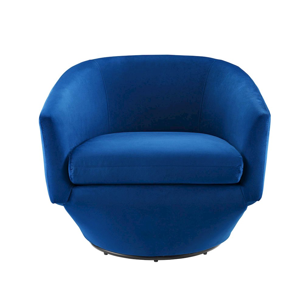 Series Performance Velvet Fabric Swivel Chair. Picture 6