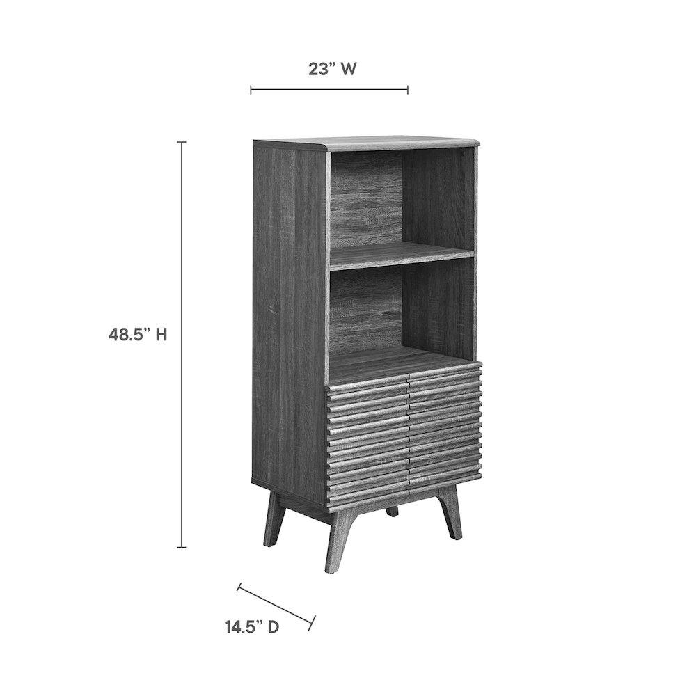 Render Display Cabinet Bookshelf. Picture 3