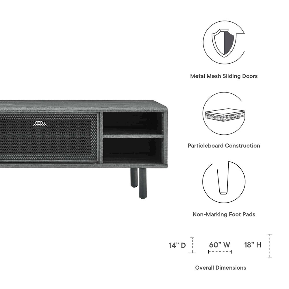 Kurtis 60" TV Stand. Picture 2