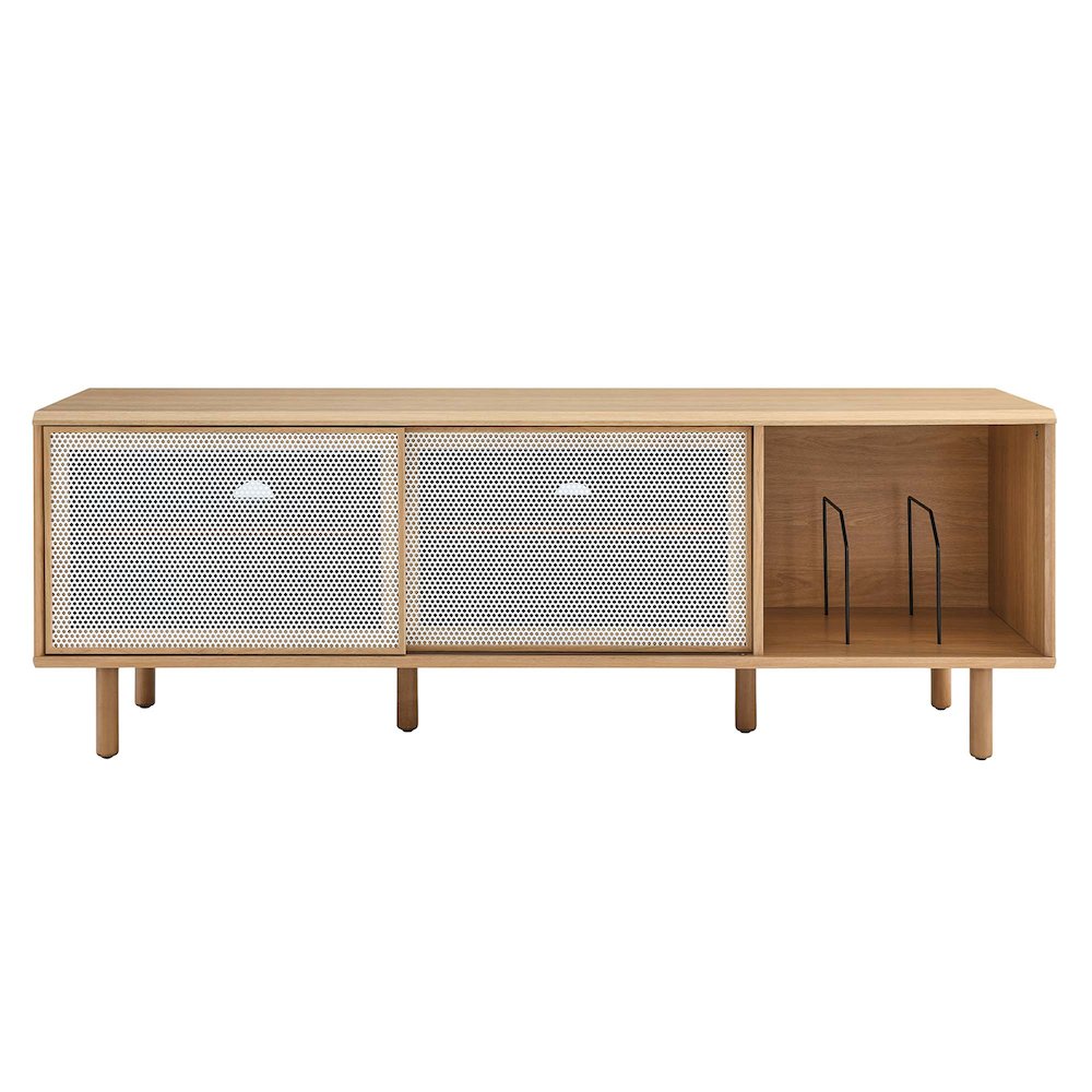 Kurtis 67" TV and Vinyl Record Stand. Picture 5