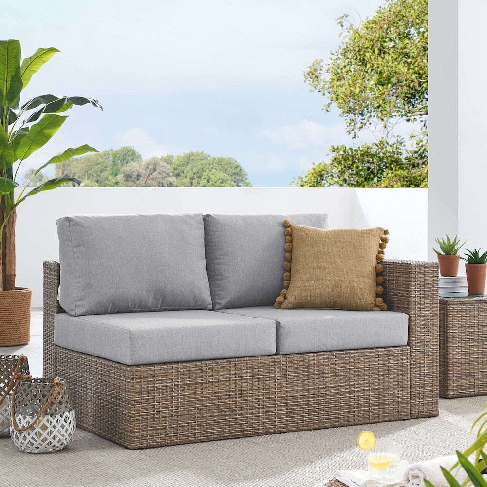 Convene Outdoor Patio Right-Arm Loveseat. Picture 8