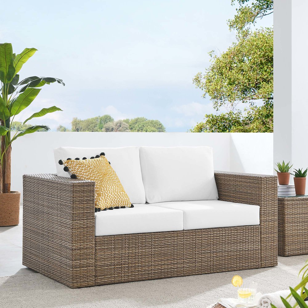 Convene Outdoor Patio Loveseat. Picture 8