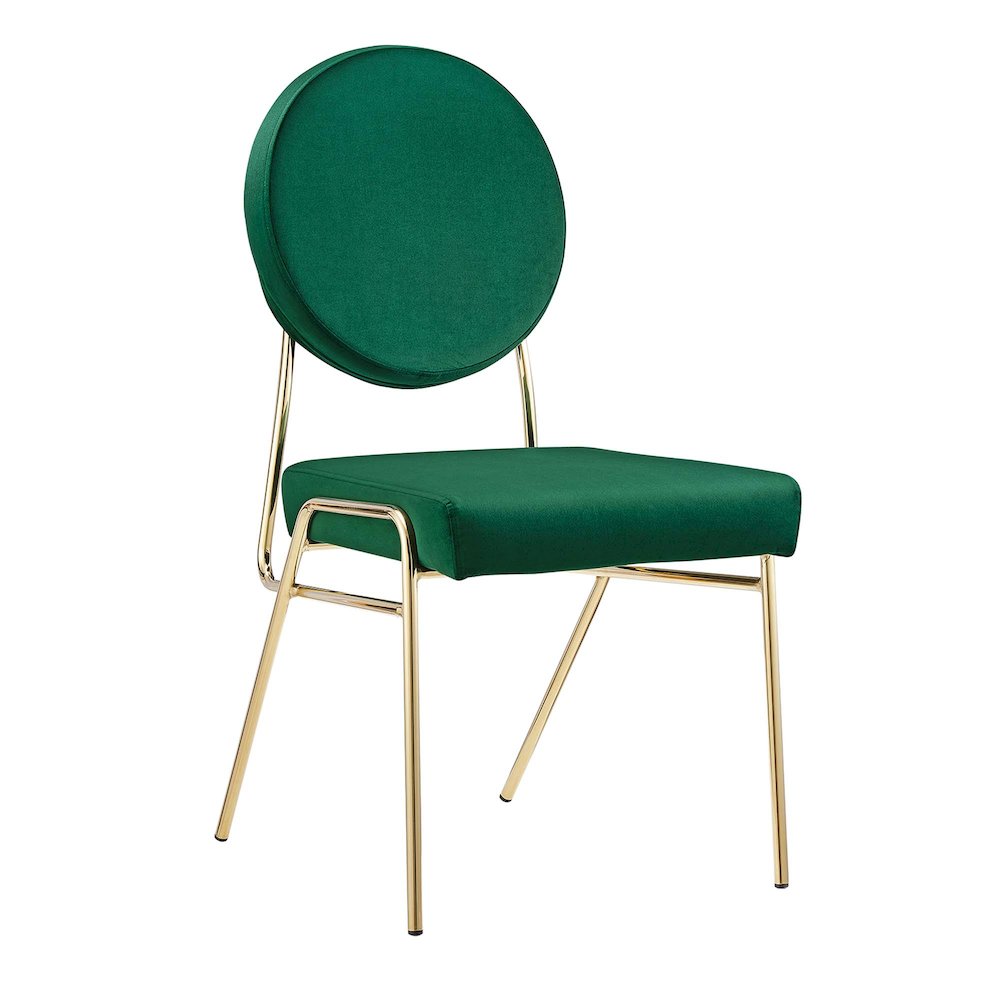 Craft Performance Velvet Dining Side Chair. Picture 1