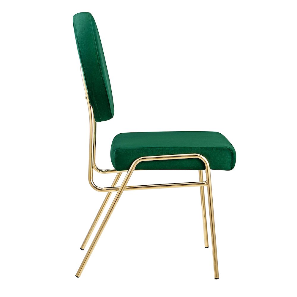 Craft Performance Velvet Dining Side Chair. Picture 4