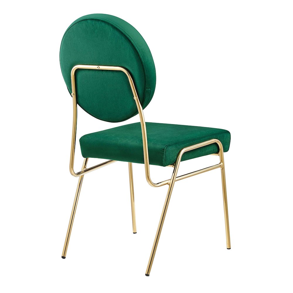 Craft Performance Velvet Dining Side Chair. Picture 5