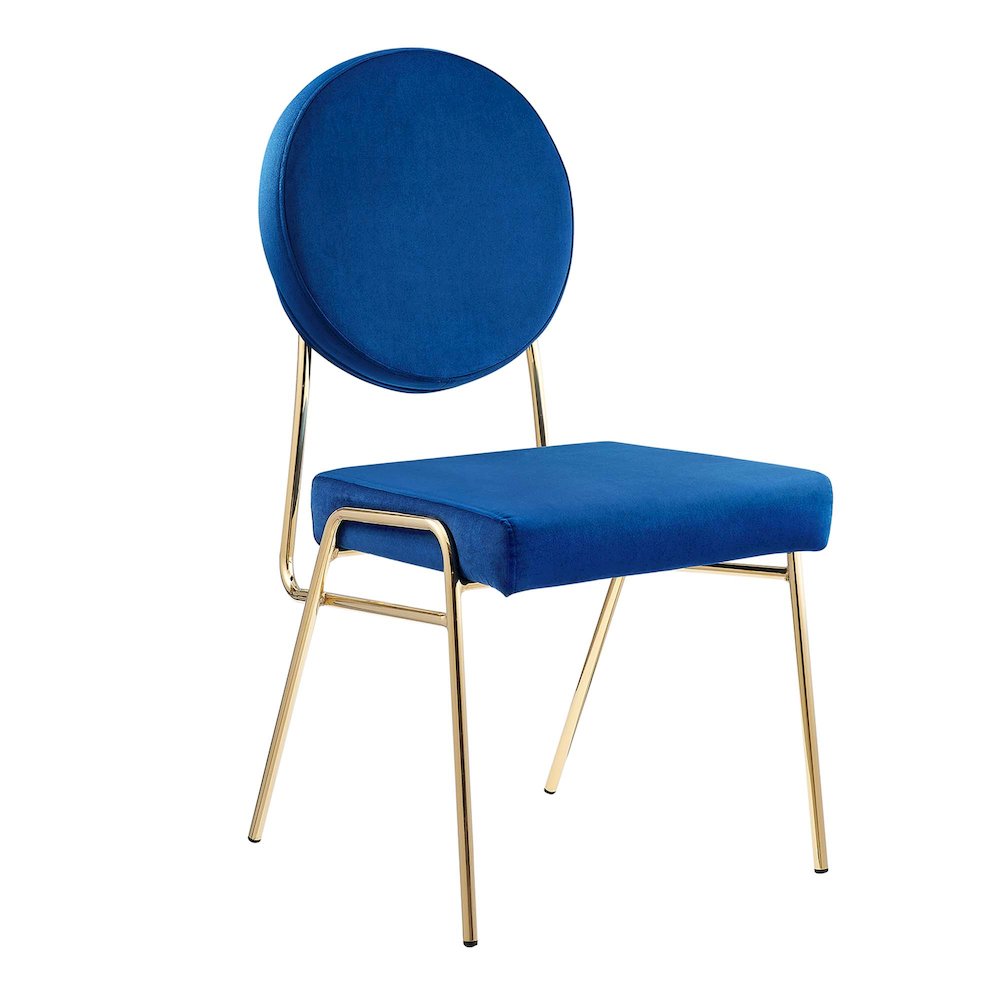 Craft Performance Velvet Dining Side Chair. Picture 1