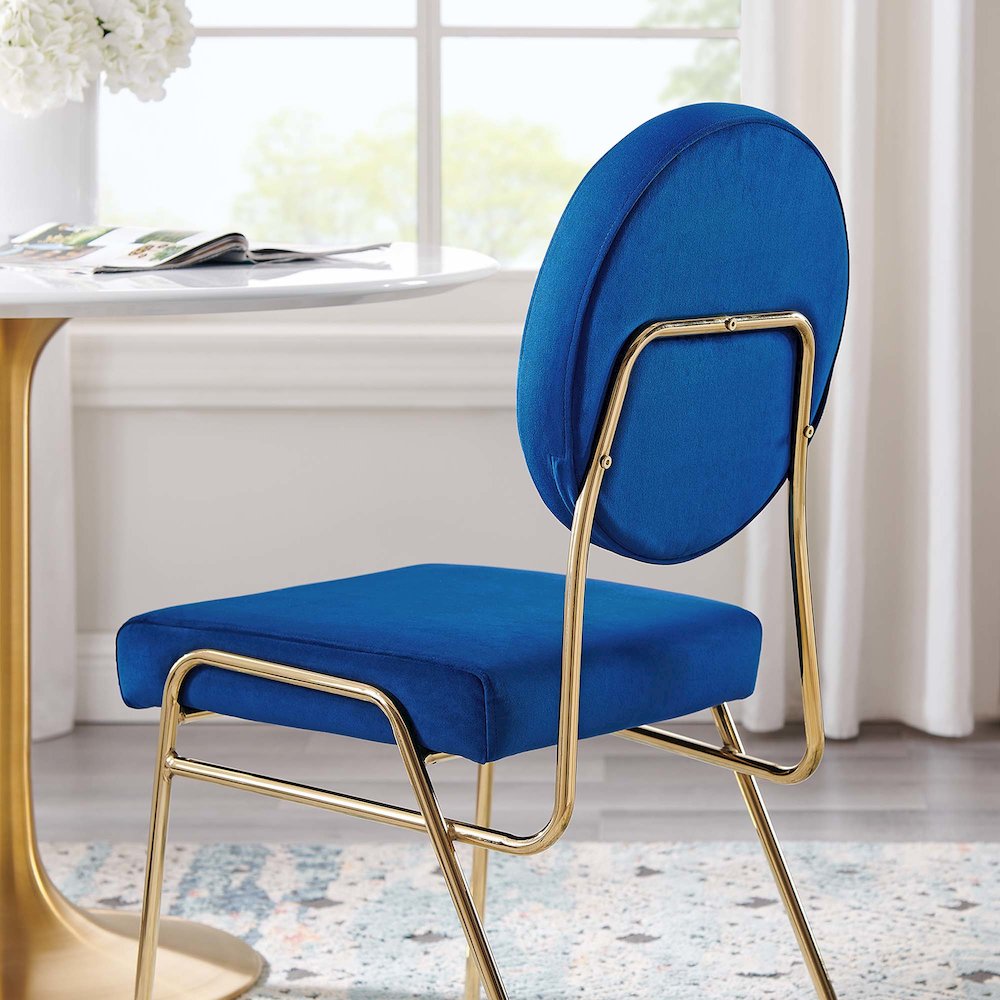 Craft Performance Velvet Dining Side Chair. Picture 9