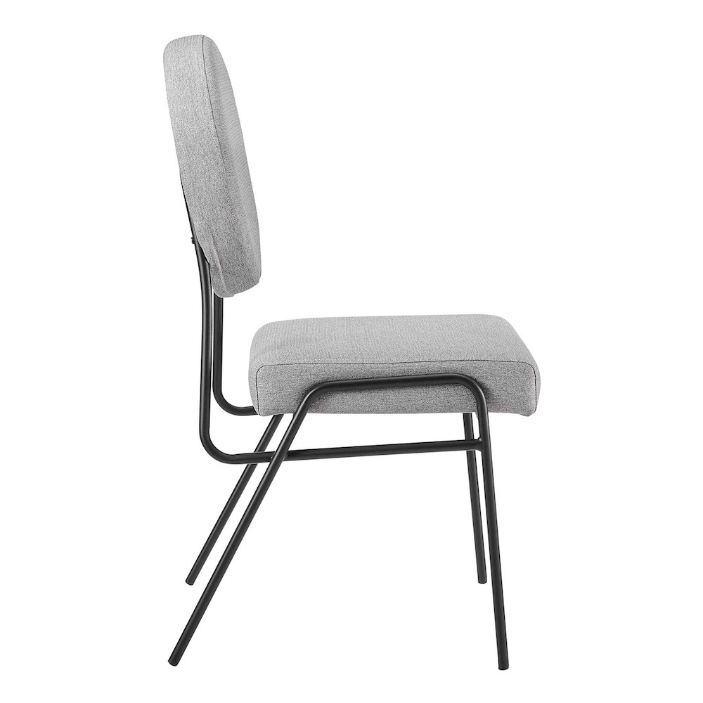 Craft Upholstered Fabric Dining Side Chairs. Picture 4