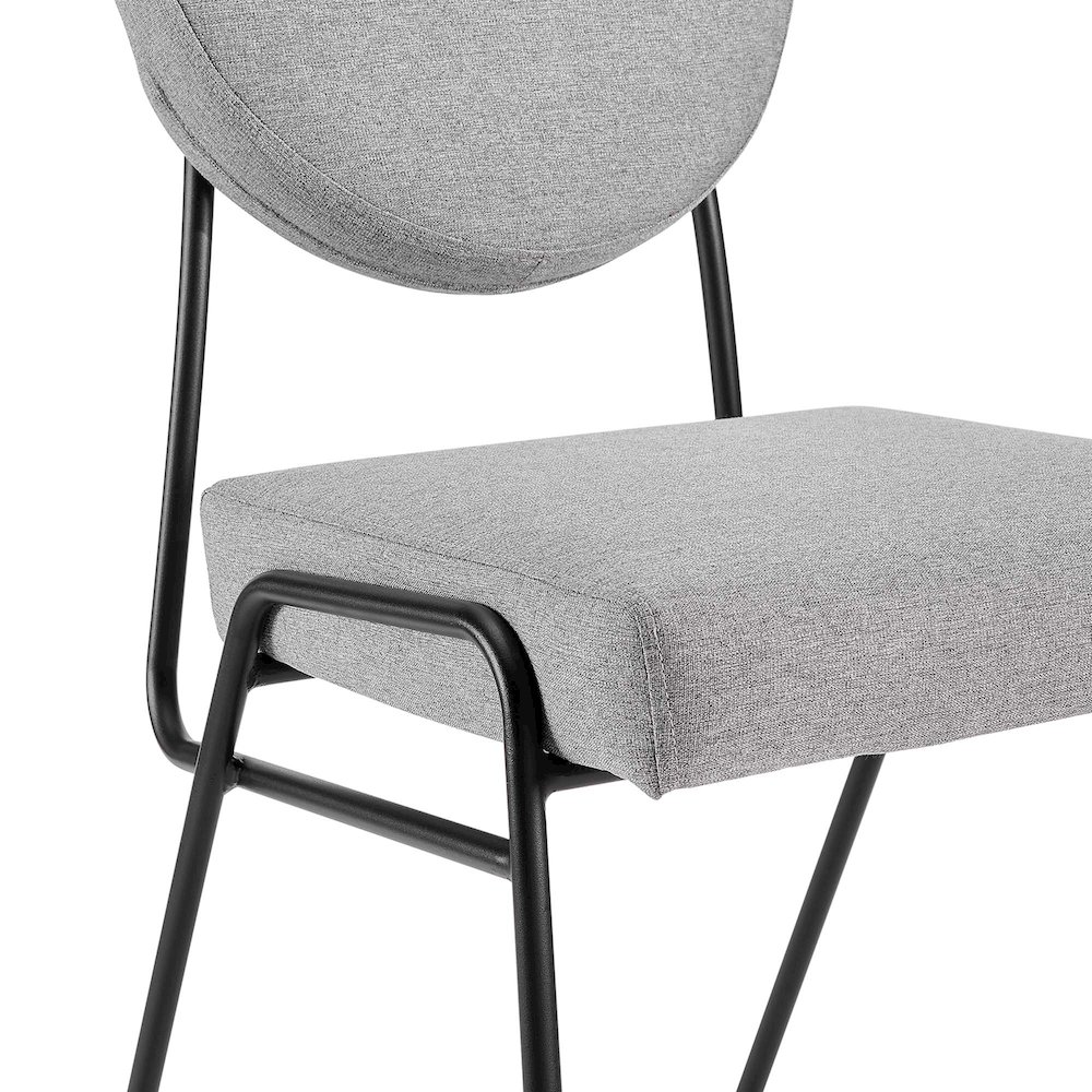 Craft Upholstered Fabric Dining Side Chairs. Picture 7