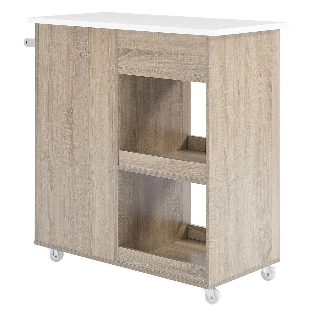 Culinary Kitchen Cart With Towel Bar. Picture 5
