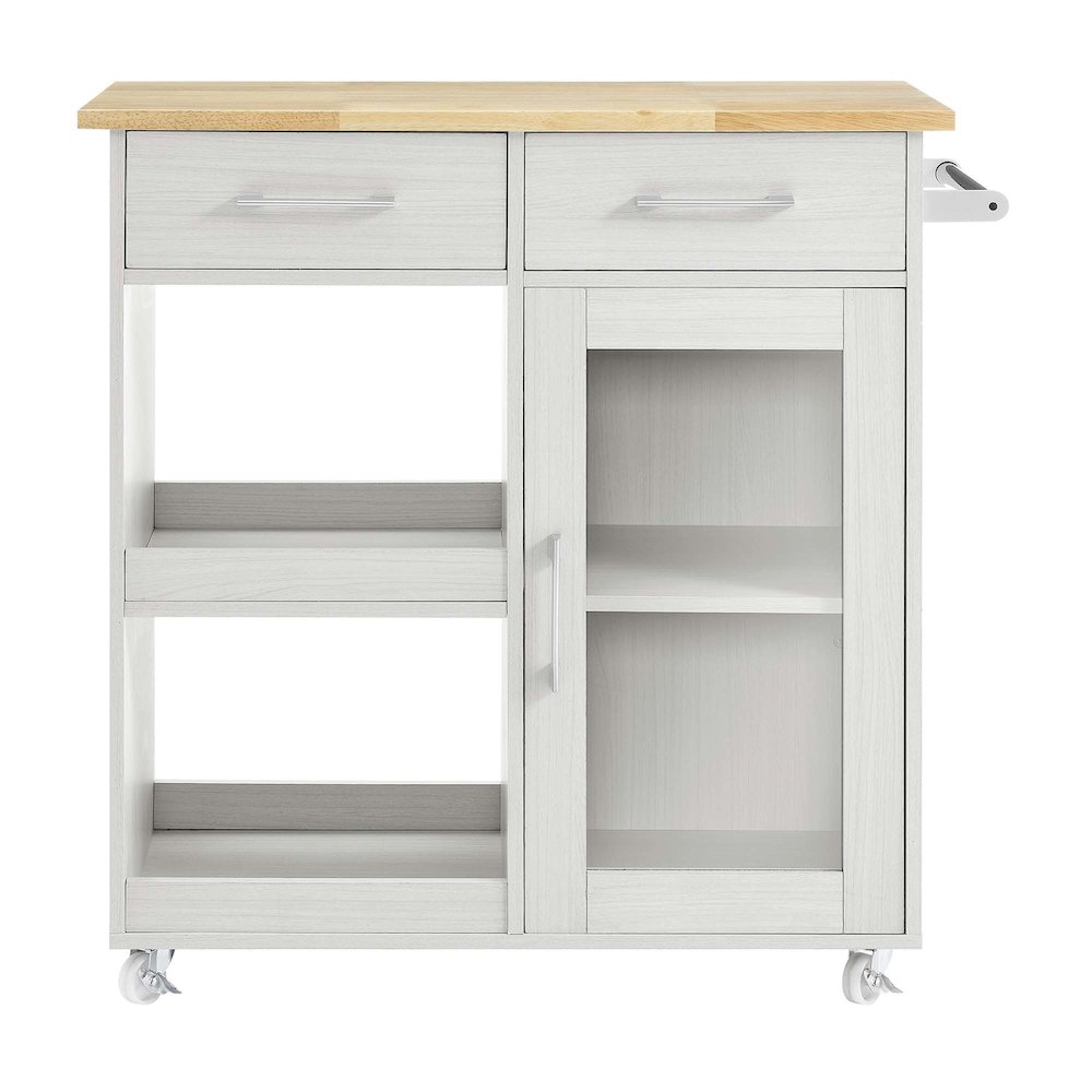 Culinary Kitchen Cart With Towel Bar. Picture 6