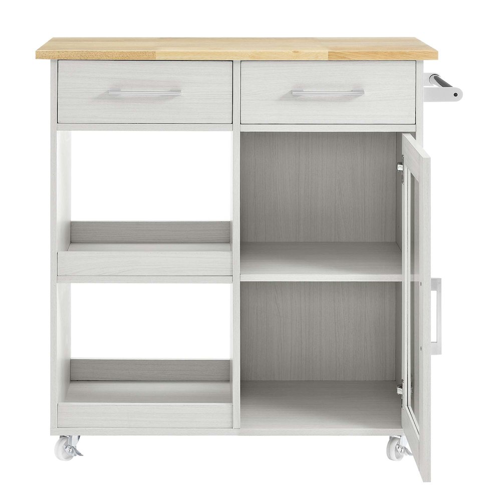 Culinary Kitchen Cart With Towel Bar. Picture 7