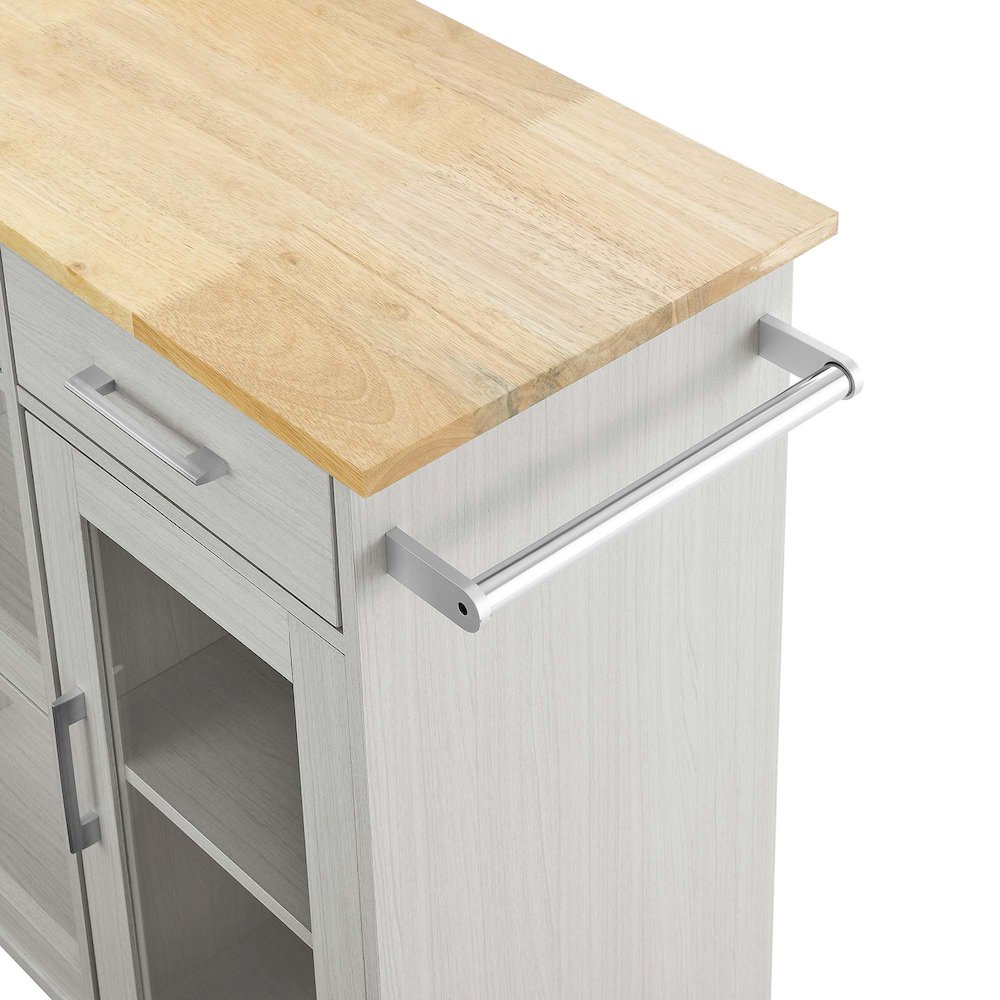 Culinary Kitchen Cart With Towel Bar. Picture 9