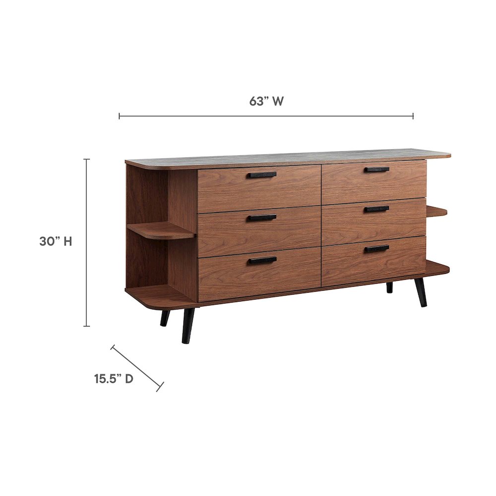 Langston Open Display Storage Sideboard. Picture 3