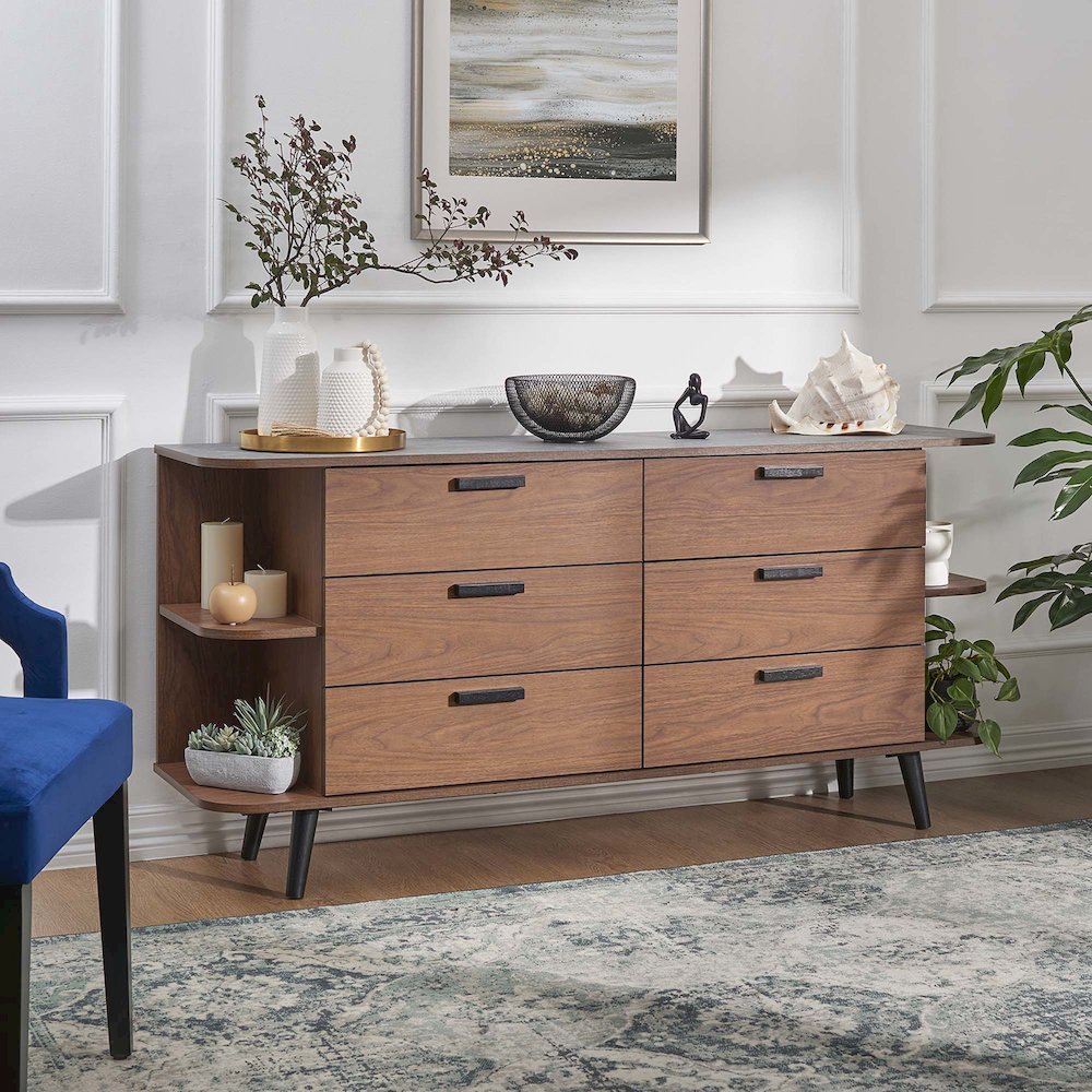 Langston Open Display Storage Sideboard. Picture 9
