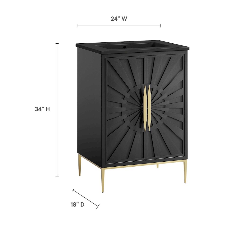 Awaken 24" Bathroom Vanity. Picture 3