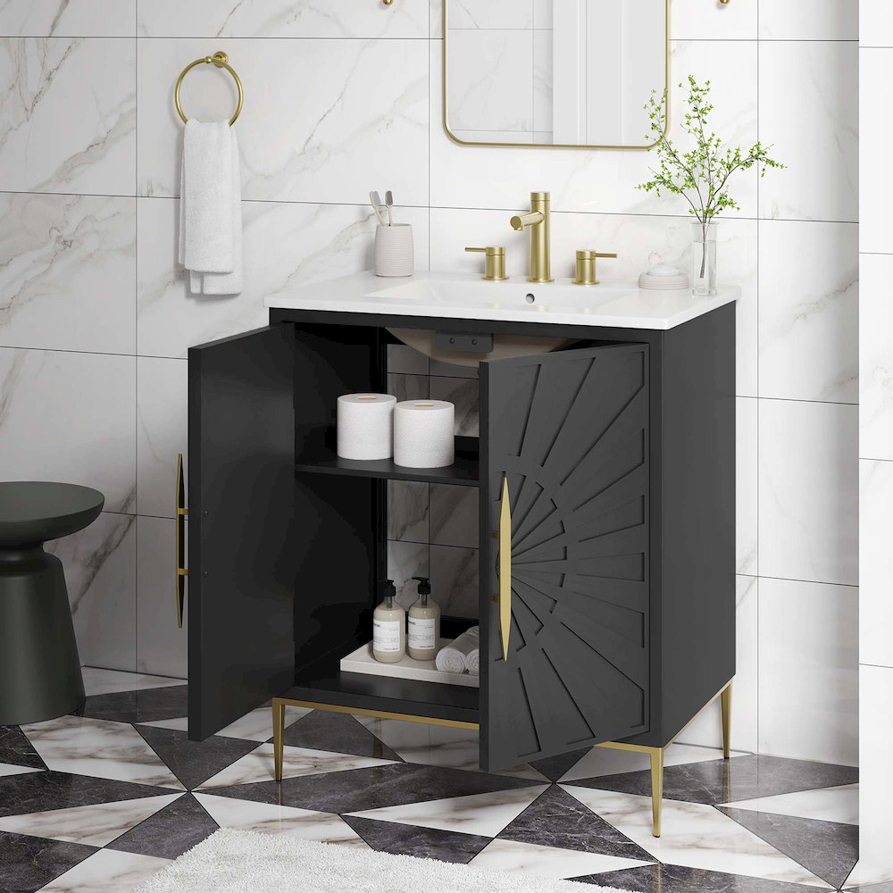 Awaken 30" Bathroom Vanity. Picture 11