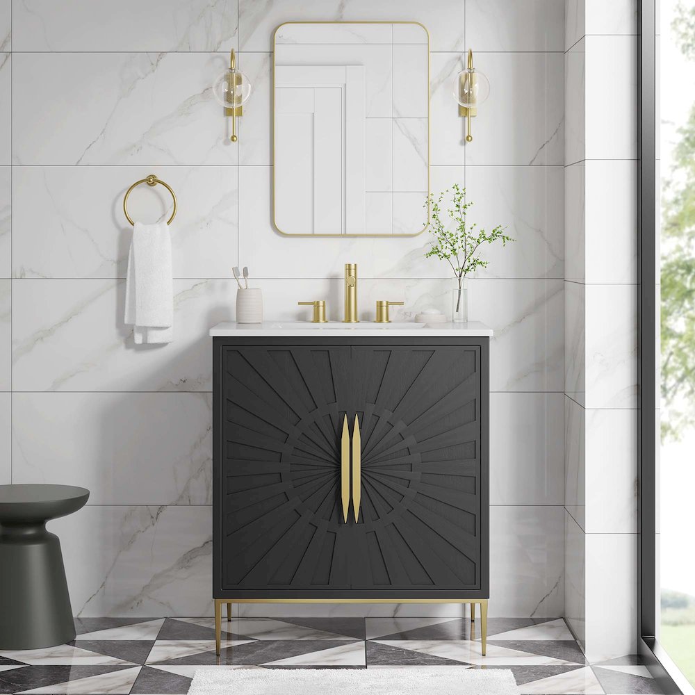Awaken 30" Bathroom Vanity. Picture 10