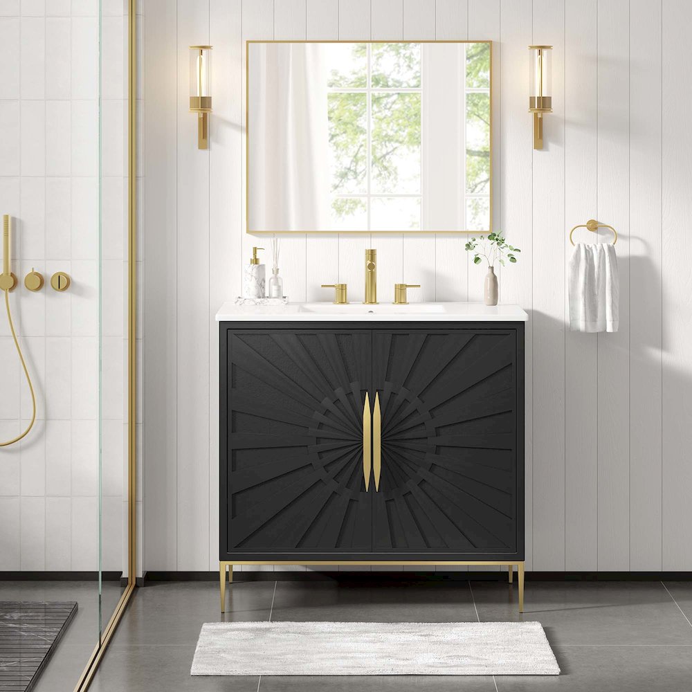 Awaken 36" Bathroom Vanity. Picture 10