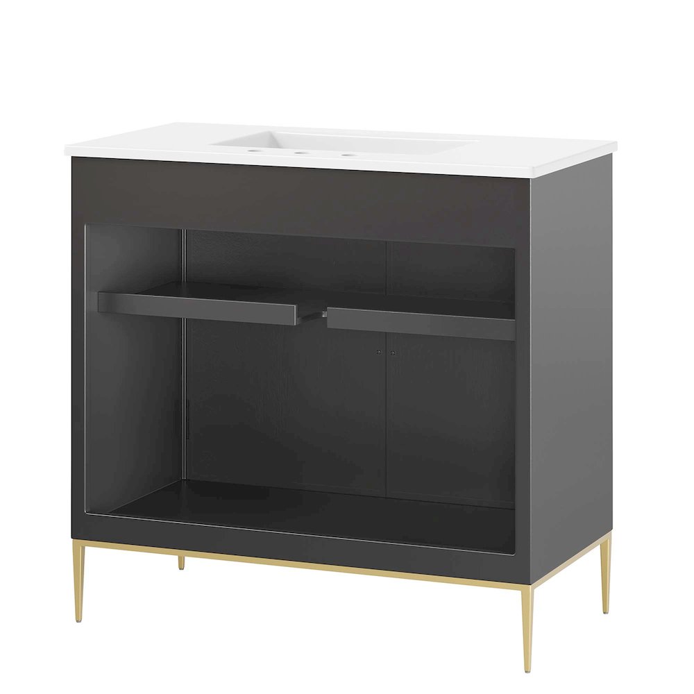 Awaken 36" Bathroom Vanity. Picture 6