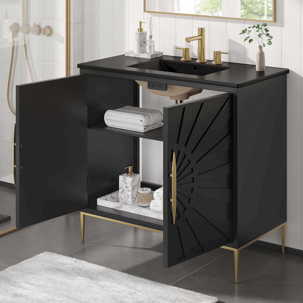 Awaken 36" Bathroom Vanity. Picture 11