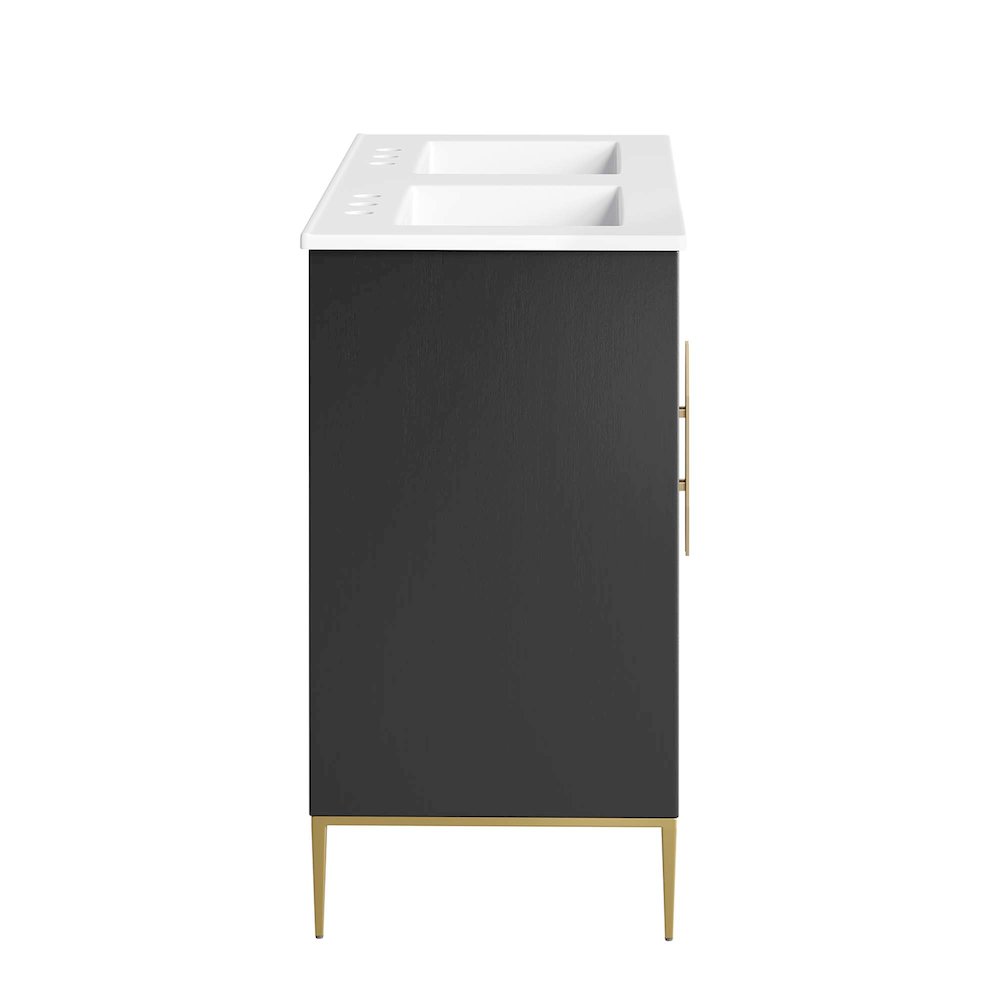 Awaken 48" Double Sink Bathroom Vanity. Picture 4