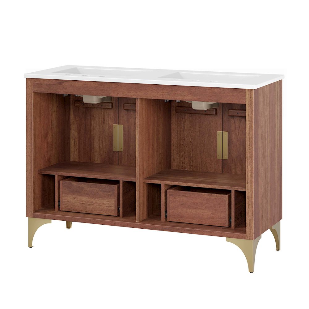 Daylight 48" Double Sink Bathroom Vanity. Picture 6