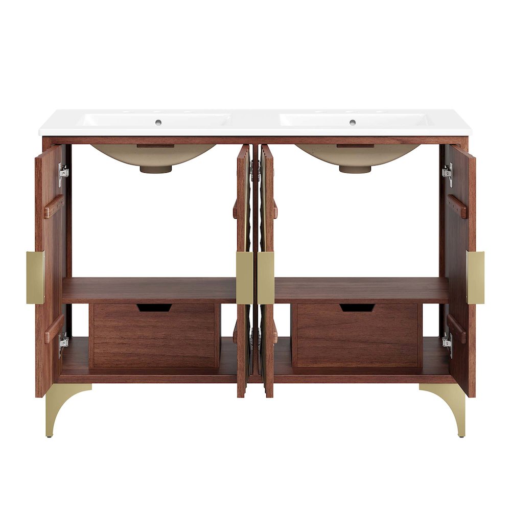 Daylight 48" Double Sink Bathroom Vanity. Picture 8