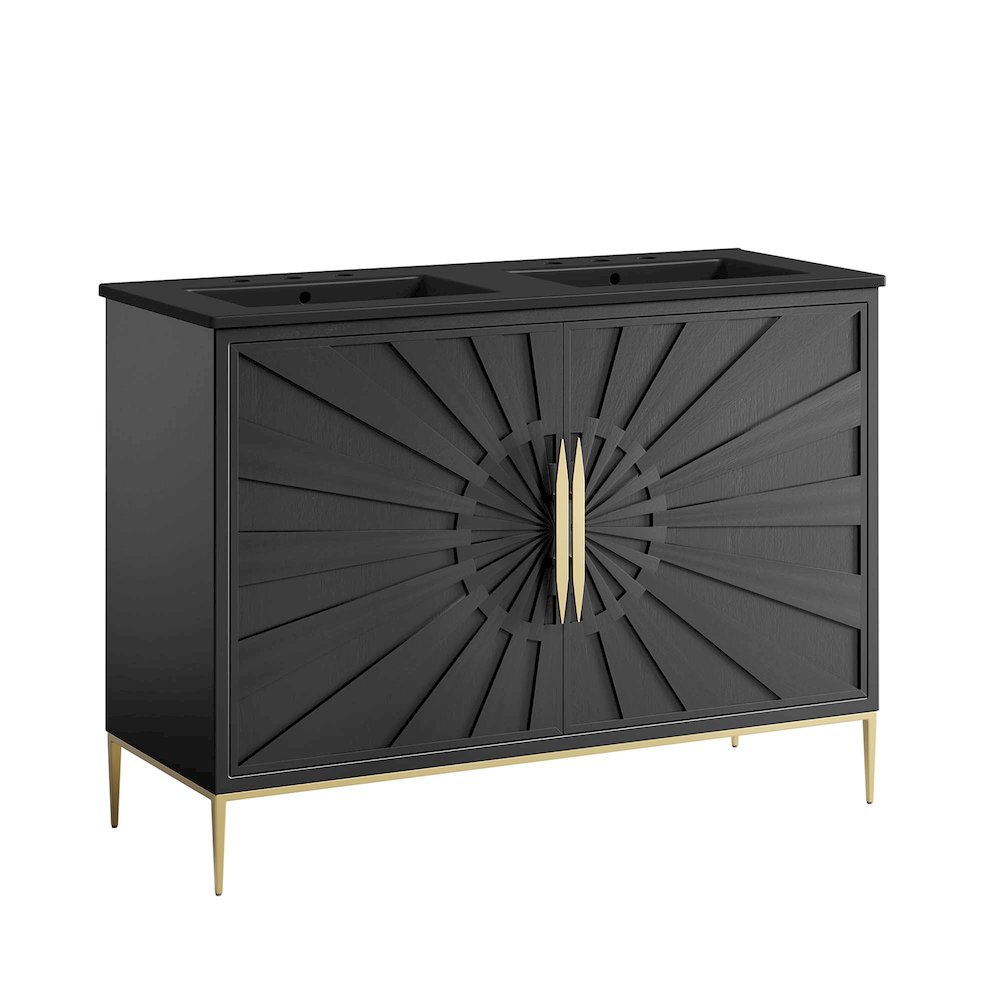 Awaken 48" Double Sink Bathroom Vanity. Picture 1