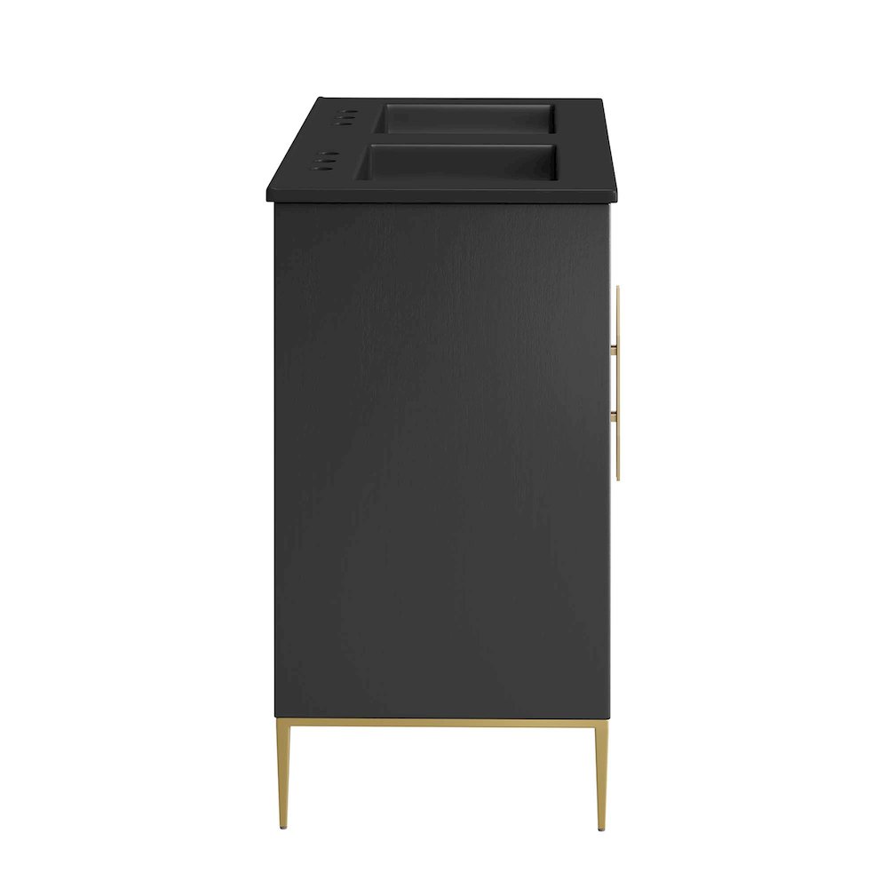 Awaken 48" Double Sink Bathroom Vanity. Picture 4