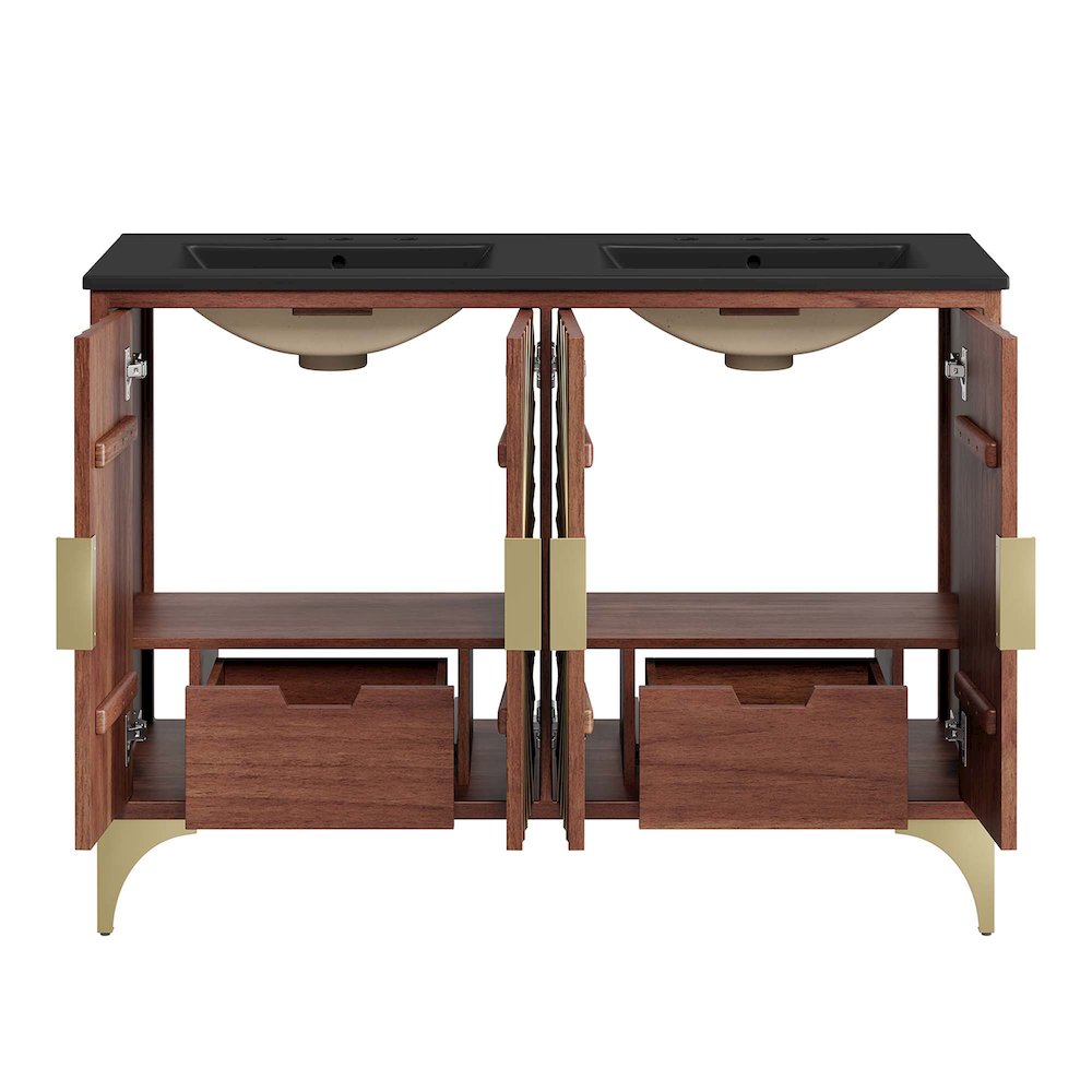 Daylight 48" Double Sink Bathroom Vanity. Picture 7