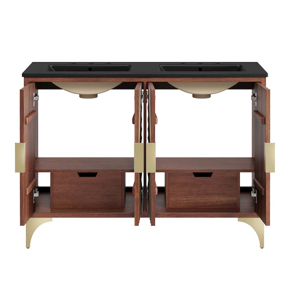 Daylight 48" Double Sink Bathroom Vanity. Picture 8