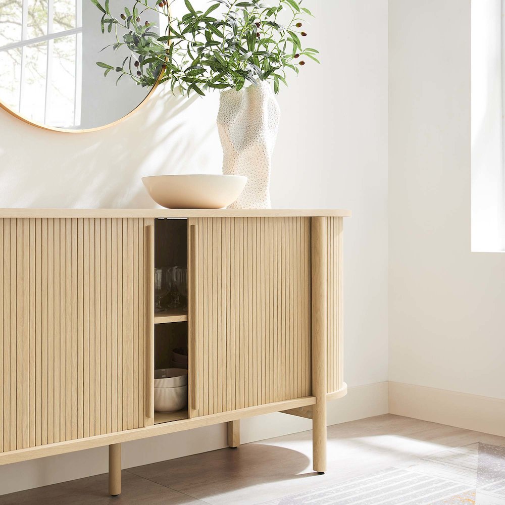Cadence 63" Curved Sideboard. Picture 12