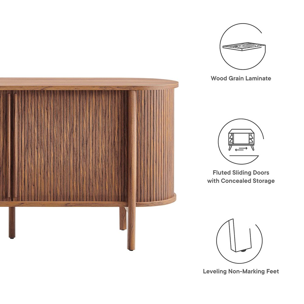 Cadence 63" Curved Sideboard. Picture 2