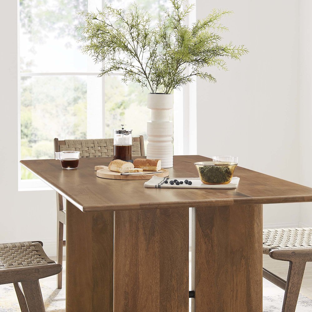 Amistad 60" Wood Dining Table. Picture 11
